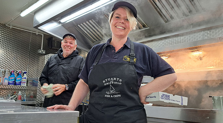 Midweek motivation from the fish and chips van